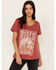 Panhandle Women's Rodeo Short Sleeve Graphic Tee, Red, hi-res