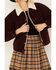 Image #3 - Levi's Women's 90's Corduroy Sherpa Trucker Jacket, Chocolate, hi-res