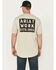 Image #1 - Ariat Men's Rebar Workman Brickyard Short Sleeve Work Shirt, Grey, hi-res