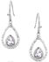 Image #1 - Montana Silversmiths Women's Majestic Halo Earrings, Silver, hi-res