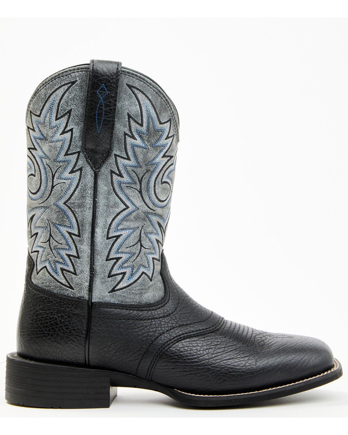 Image #2 - Cody James Men's Badge Xero Gravity&trade; Western Boots - Broad Square Toe, Black, hi-res
