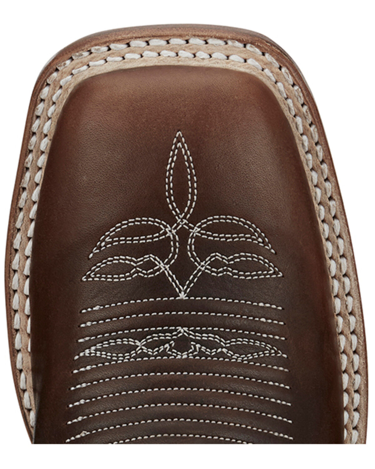 Image #6 - Justin Women's Stoneage Western Boots - Broad Square Toe, Cognac, hi-res
