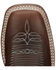 Image #6 - Justin Women's Stoneage Western Boots - Broad Square Toe, Cognac, hi-res