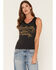 Image #1 - Blue Life Women's Nashville Lace Tank, Black, hi-res