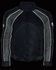 Image #4 - Milwaukee Leather Men's Combo Leather Textile Mesh Racer Jacket, Dark Grey, hi-res