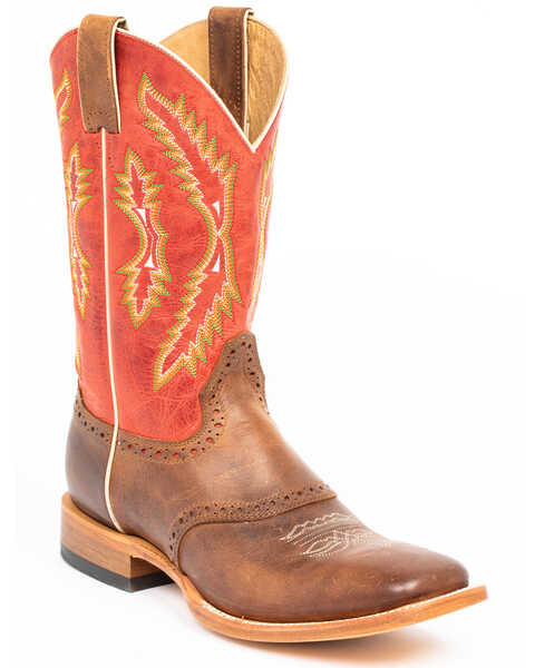 Image #1 - Cody James Men's Leather Western Boots - Broad Square Toe, , hi-res