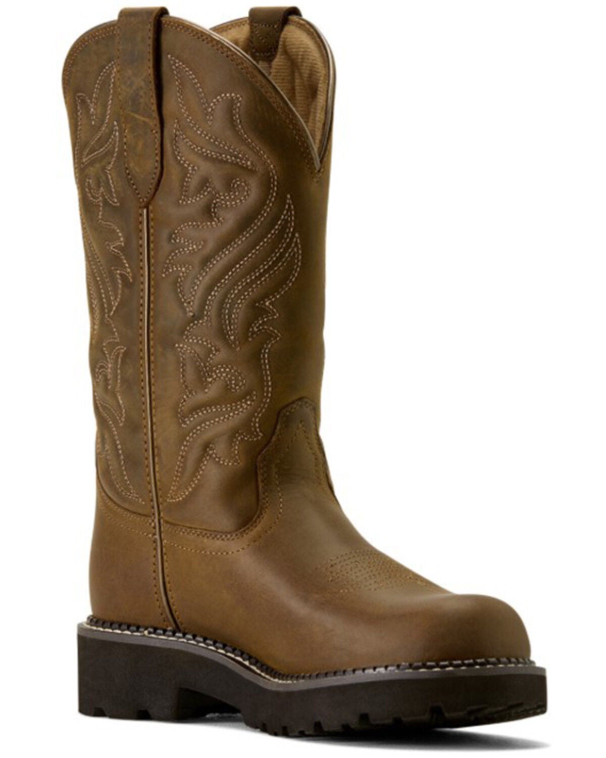 Ariat Women's Fatbaby Dawn Performance Western Boots - Round Toe, Brown, hi-res