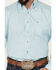Stetson Men's Geo Print Long Sleeve Button-Down Western Shirt, Blue, hi-res