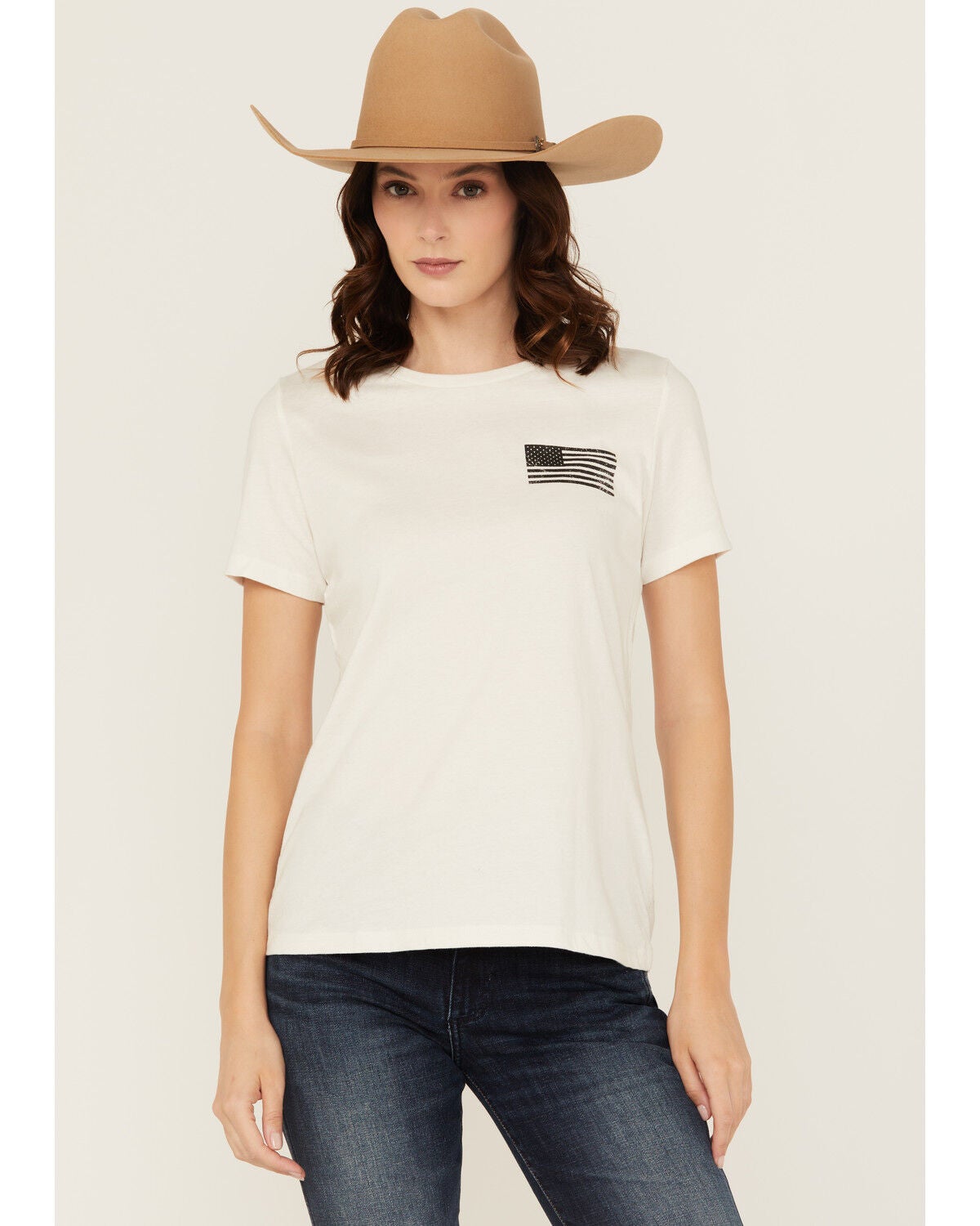 Boot Barn Women's An American Tradition Short Sleeve Fitted Graphic Tee ...