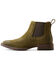 Image #2 - Ariat Men's Booker Ultra Suede Western Boots - Broad Square Toe, Green, hi-res