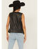 Image #4 - Mauritius Leather Women's Button-Down Leather Vest, Black, hi-res