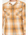 Image #3 - Pendleton Men's Beach Shack Plaid Print Long Sleeve Button Down Western Shirt, Lt Brown, hi-res