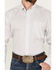 Image #3 - George Strait by Wrangler Men's Geo Print Long Sleeve Button-Down Western Shirt, White, hi-res