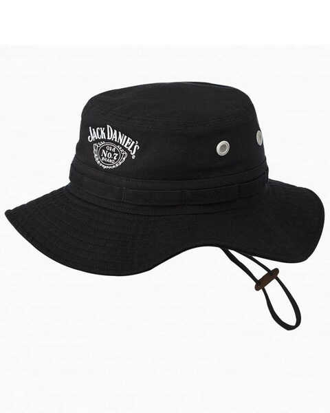 Jack Daniels Twill Bucket Hat  , Black, hi-res