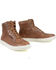 Image #1 - Milwaukee Leather Men's Vintage High-Top Reinforced Street Riding Waterproof Shoes - Round Toe, Cognac, hi-res