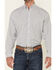 Image #3 - Stetson Men's Small Check Plaid Print Long Sleeve Button Down Western Shirt , Blue, hi-res