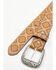 Image #2 - RANK 45® Men's Emmett Southwestern Stitched Leather Belt, Brown, hi-res