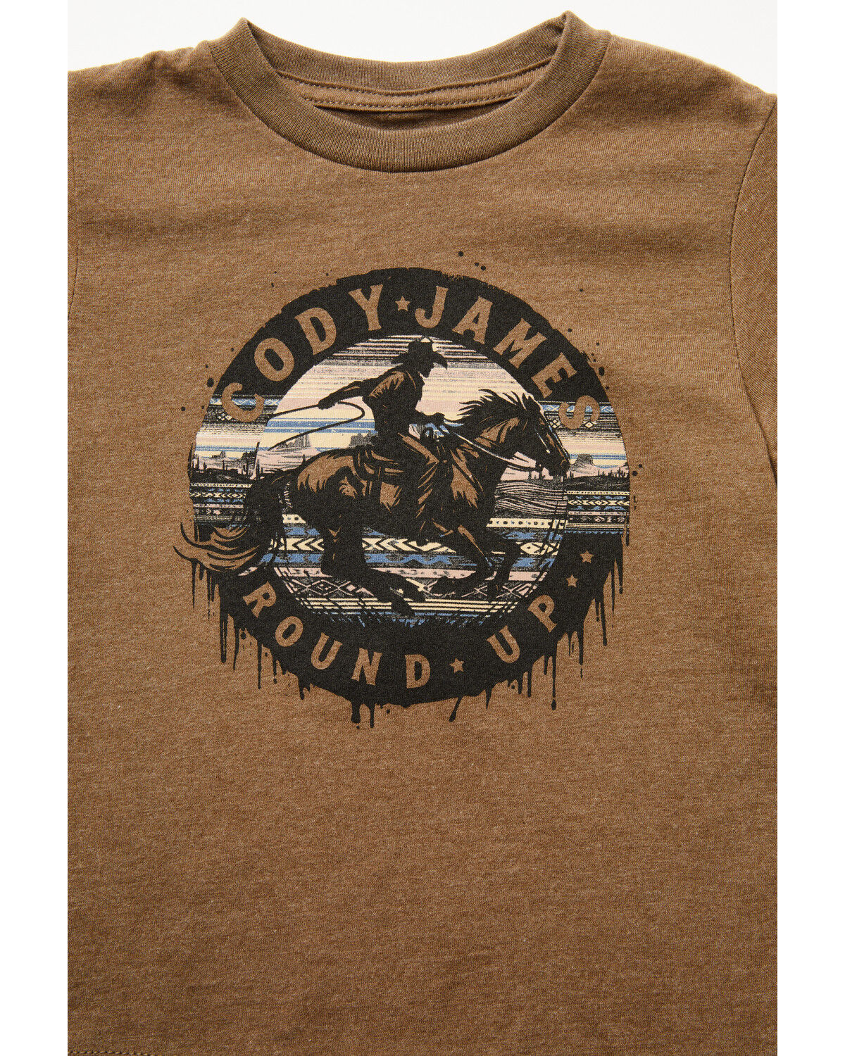 Image #2 - Cody James Toddler Boys' Rodeo Round Up Short Sleeve Graphic T-Shirt, Brown, hi-res