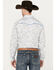 Image #4 - Cowboy Hardware Men's Mixed Paisley Print Long Sleeve Pearl Snap Western Shirt, White, hi-res