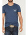 Image #4 - Cody James Men's American Steerhead Short Sleeve Graphic T-Shirt, Blue, hi-res