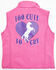 Image #3 - Cowgirl Hardware Toddler Girls' Too Cute To Cry Softshell Vest, , hi-res