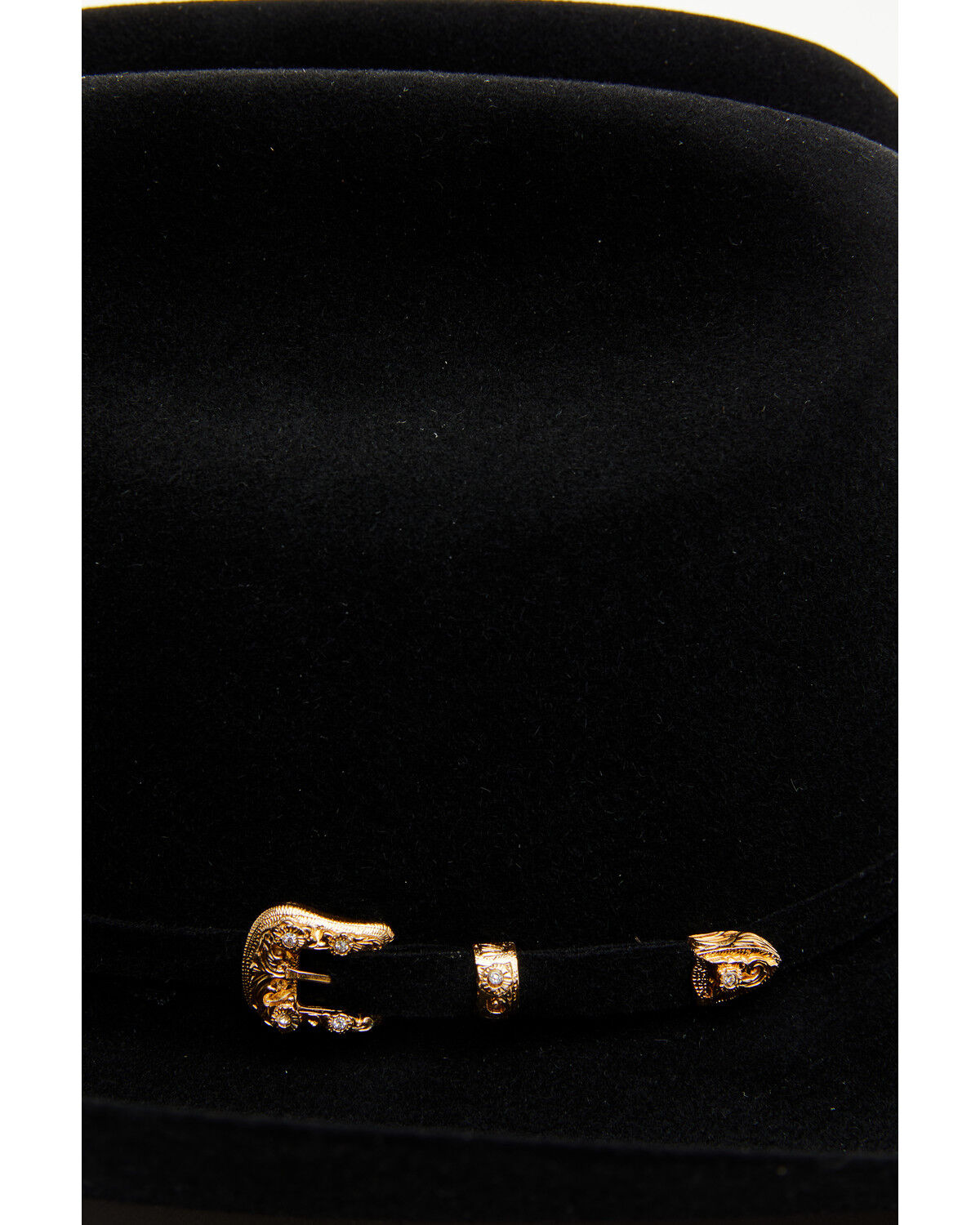 Image #4 - Larry Mahan Opulento 30X Felt Cowboy Hat, Black, hi-res