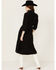 Image #4 - Driftwood Women's Long Sleeve Denim Midi Dress, Black, hi-res