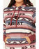 Image #3 - Ariat Women's R.E.A.L Southwestern Brazil Print Logo Hoodie , Sand, hi-res