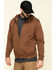 Image #3 - Wrangler Riggs Men's Full Zip Hooded Work Jacket, Coffee, hi-res