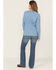 Image #3 - Ariat Women's Rebar Mid Rise Durastretch Raven Work Bootcut Jeans, Blue, hi-res