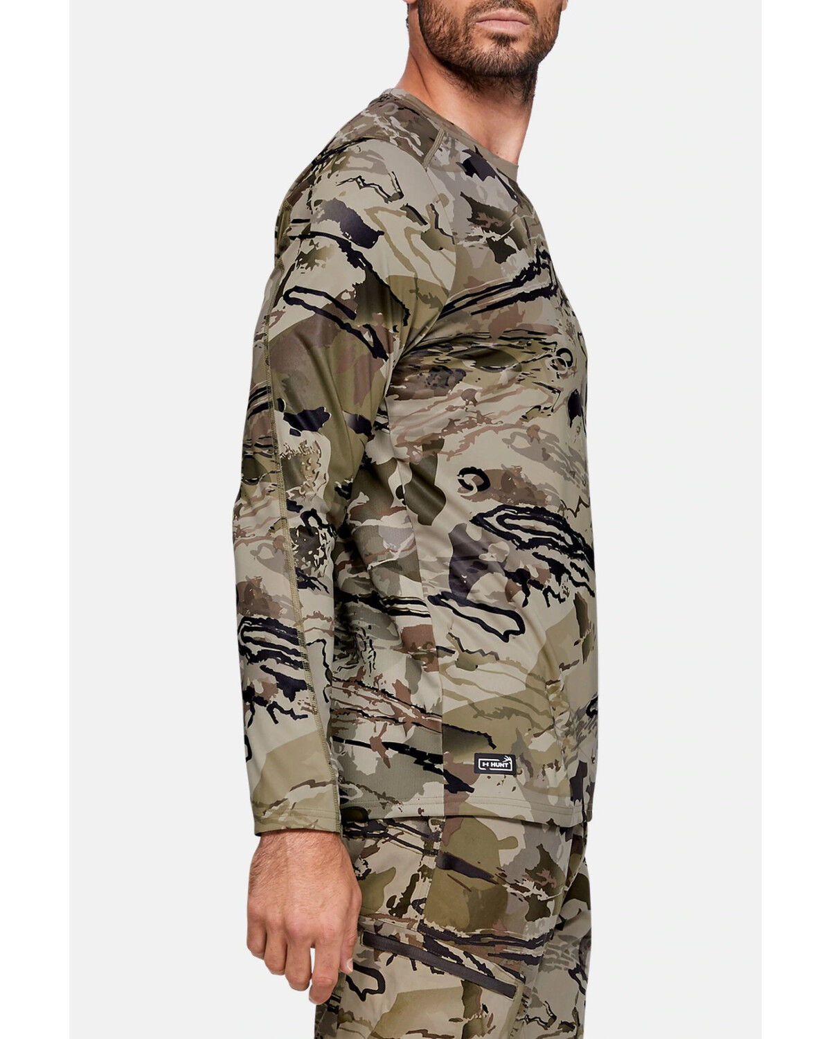 Image #3 - Under Armour Men's Barren Iso-Chill Brushline Long Sleeve Work Shirt, Camouflage, hi-res