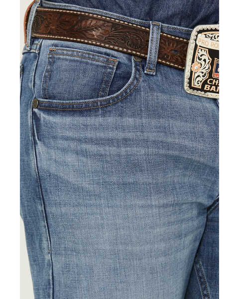 Image #2 - Wrangler 20X Men's Mist Stretch Slim Bootcut Jeans , Light Wash, hi-res