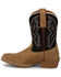 Image #3 - Justin Boys' Freckles Western Boots - Square Toe, Tan, hi-res