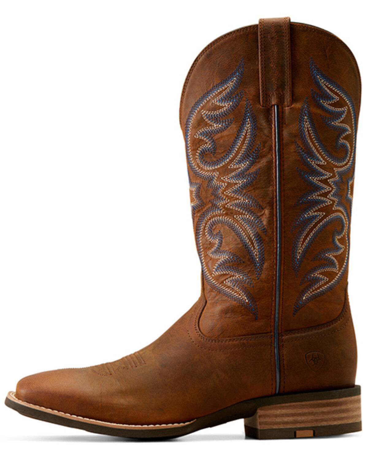 Image #2 - Ariat Men's Ricochet Performance Western Boots - Broad Square Toe, Brown, hi-res