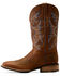Image #2 - Ariat Men's Ricochet Performance Western Boots - Broad Square Toe, Brown, hi-res