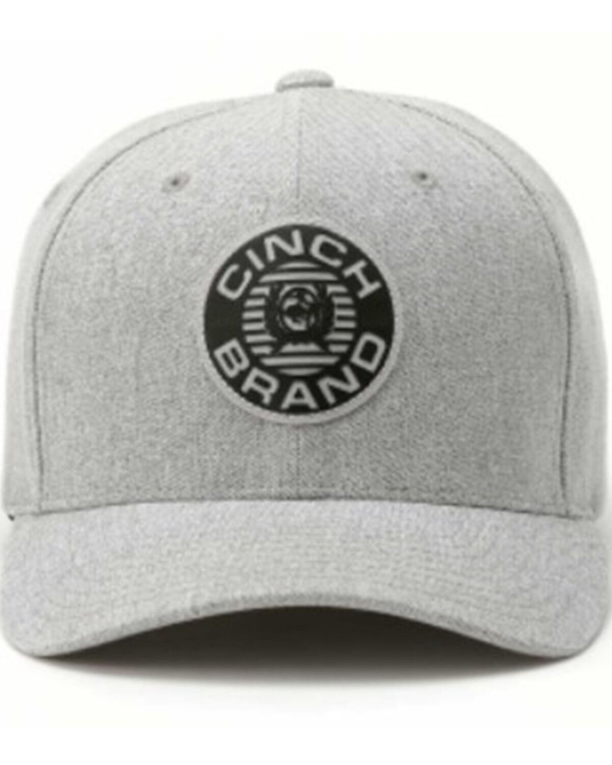 Image #3 - Cinch Men's Logo Patch Ball Cap, Heather Grey, hi-res