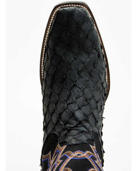 Image #6 - Cody James Men's Exotic Pirarucu Western Boots - Square Toe , Black, hi-res