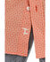 Image #3 - Tuf Cooper Men's Orange Competition Fit Geo Print Long Sleeve Western Shirt , , hi-res