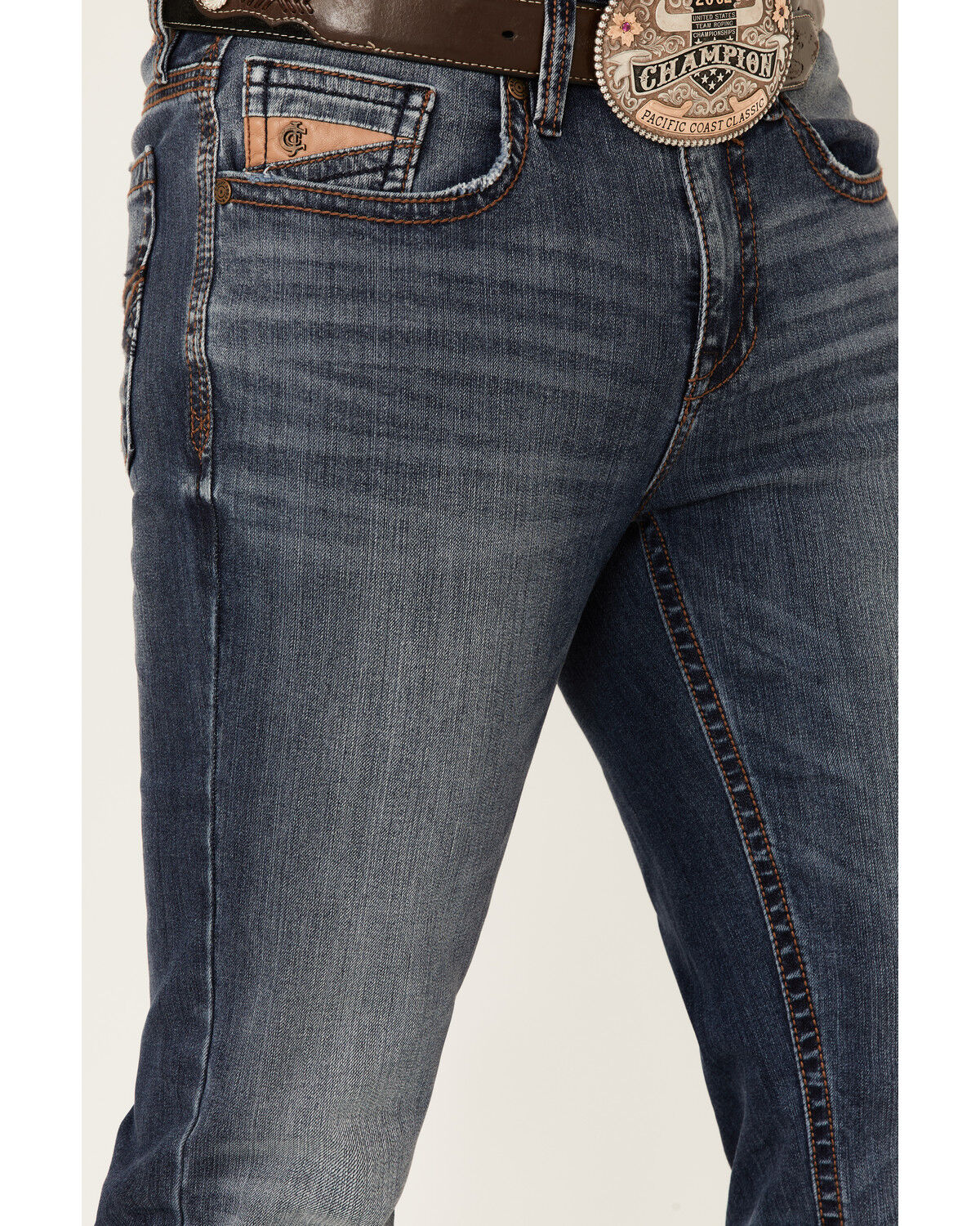 Image #2 - Cody James Core Men's Yuma Medium Wash Stretch Performance Slim Bootcut Jeans, , hi-res