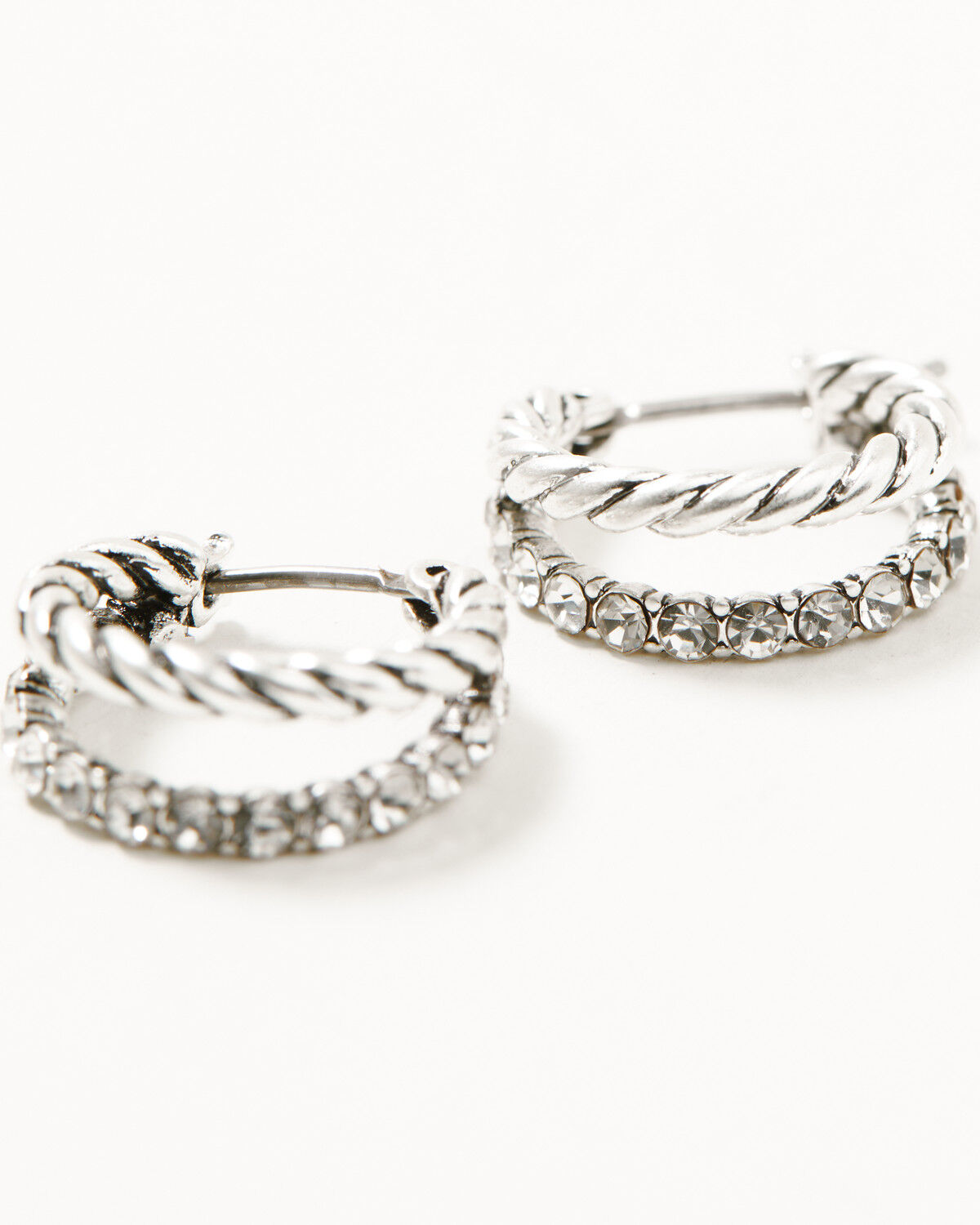 Image #4 - Lainey Wilson Women's Country Cool  Feather Earring Set - 3 Piece, Silver, hi-res