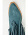 Image #6 - Idyllwind Women's Sterling Suede Fringe Western Boots - Snip Toe, Blue, hi-res