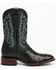Image #2 - Cody James Men's Buzzard Exotic Ostrich Western Boots - Broad Square Toe, Black, hi-res
