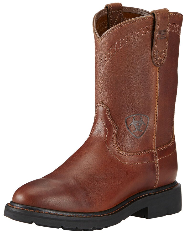 Ariat Sierra Cowboy Work Boots Round Toe Sheplers