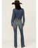 Image #3 - Ariat Women's R.E.A.L. Dark Wash Ella Bootcut Denim Jeans , Dark Wash, hi-res