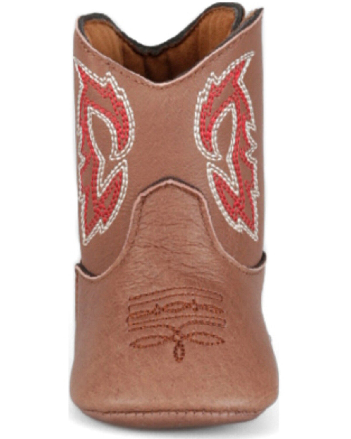 Image #4 - Justin Infant Boys' Baby Canter Western Boots - Broad Square Toe, Brown, hi-res