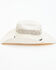 Resistol Men's Hootie Natural Brick Vented Western Straw Hat , Natural, hi-res
