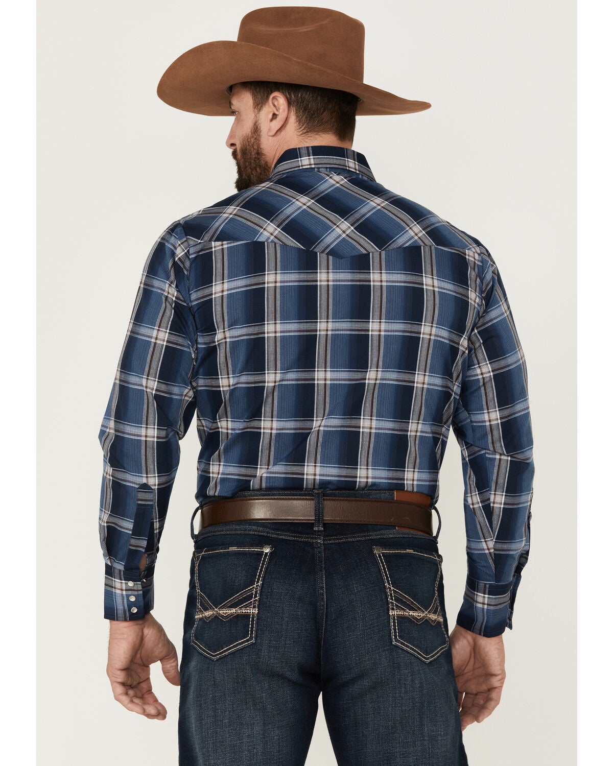 Ely Walker Men's Large Plaid Sawtooth 
