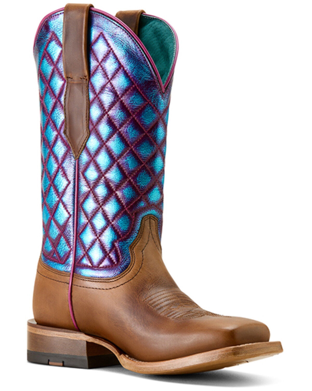 Ariat Women's Frontier Wittman Western Boots - Broad Square Toe, Multi, hi-res