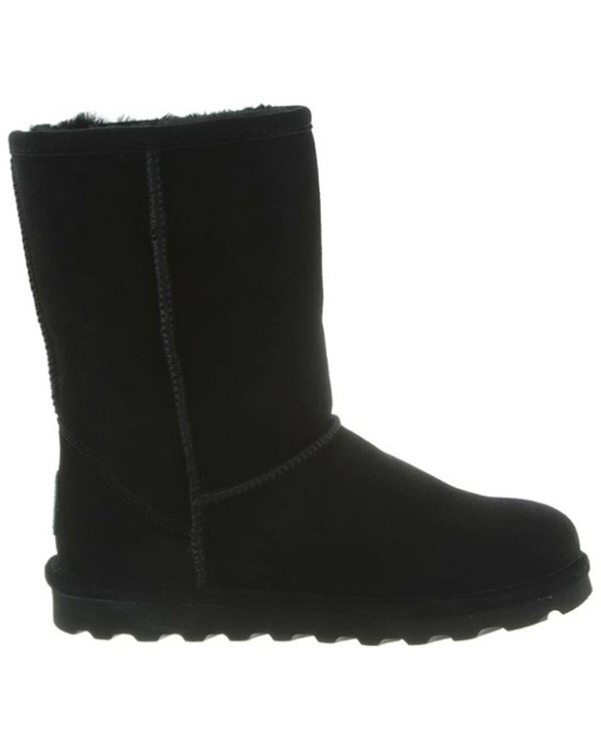 Image #2 - Bearpaw Women's Elle Short Boots - Round Toe, Black, hi-res