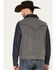 Image #4 - Powder River Outfitters Men's Heathered Wool Vest, Charcoal, hi-res